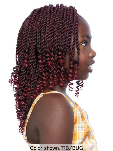 Mane Concept Afri Naptural  Kids Rock Braids -KR12 KIDS SEGENAL TWIST WITH COILY ENDS 10"