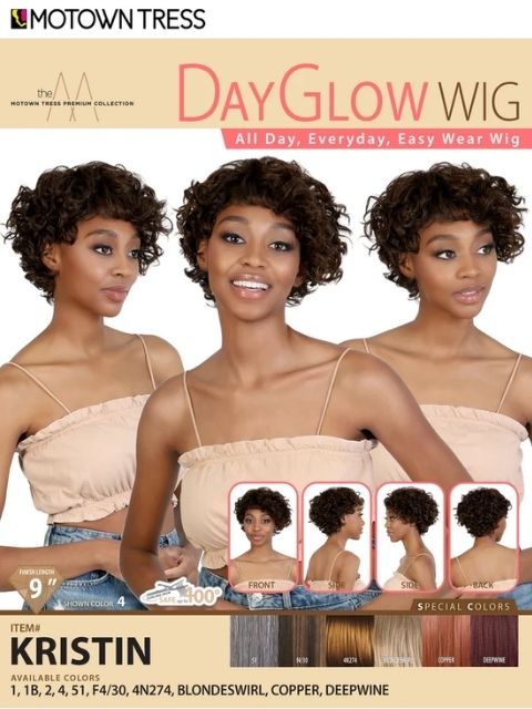 Motown Tress Premium Collection Day Glow Wig -KRISTIN