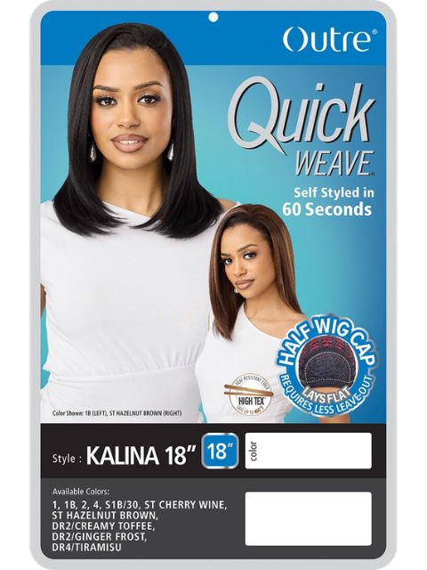 Outre Quick Weave Half Wig -KALINA 18