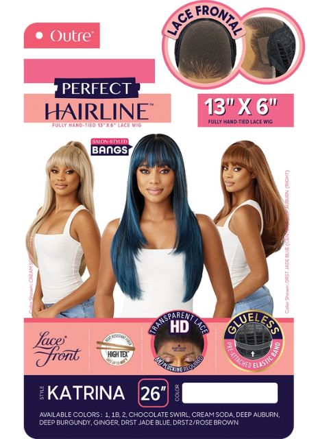 Outre Perfect Hairline Fully Hand-Tied 13X6 Glueless HD Lace Front Wig  - KATRINA