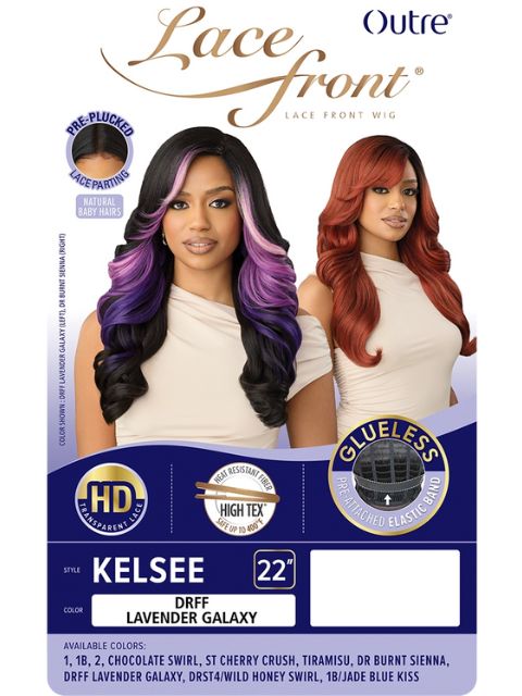 Outre HD Transparent Glueless Lace Front Wig - KELSEE