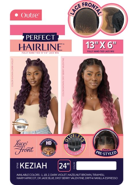 Outre Perfect Hairline Fully Hand-Tied 13X6 Glueless HD Lace Front Wig  - KEZIAH