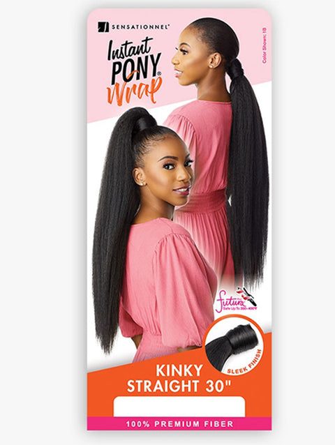 Sensationnel Instant Pony Wrap Ponytail - KINKY STRAIGHT 30