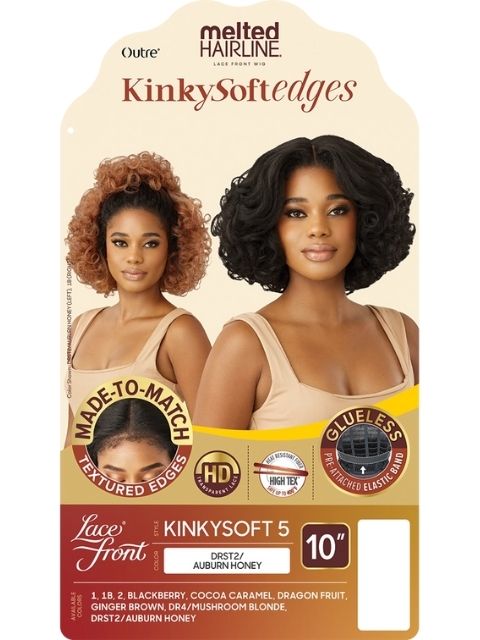 Outre Melted Hairline Kinky Soft Edges Lace Front Wig - KINKYSOFT 5"