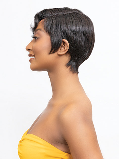 Janet Collection Lavish 100% Virgin Human Hair Deep Part Wig - ALVA