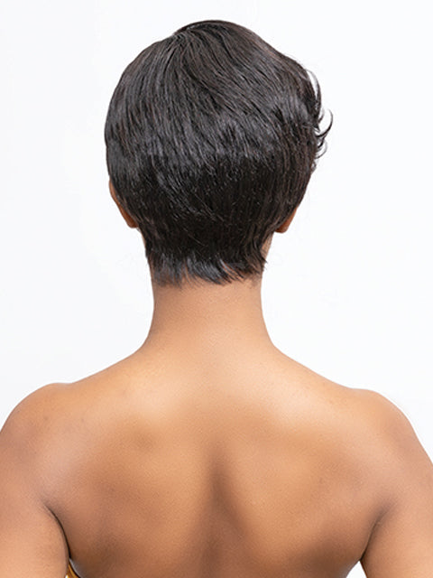 Janet Collection Lavish 100% Virgin Human Hair Deep Part Wig - ALVA