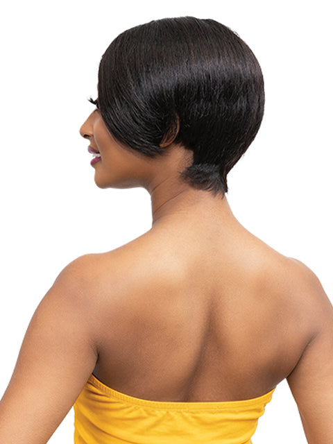Janet Collection Lavish 100% Virgin Human Hair Deep Part Wig - COHEN