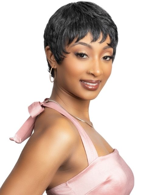 Janet Collection Lavish Silver 100% Virgin Human Hair Wig BEKA"