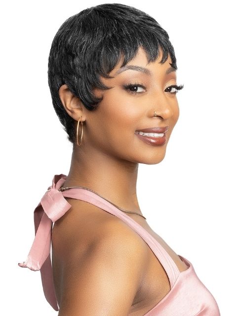 Janet Collection Lavish Silver 100% Virgin Human Hair Wig BEKA"