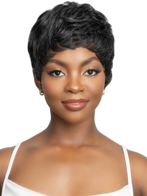 Janet Collection Lavish Silver 100% Virgin Human Hair Wig RAEL"