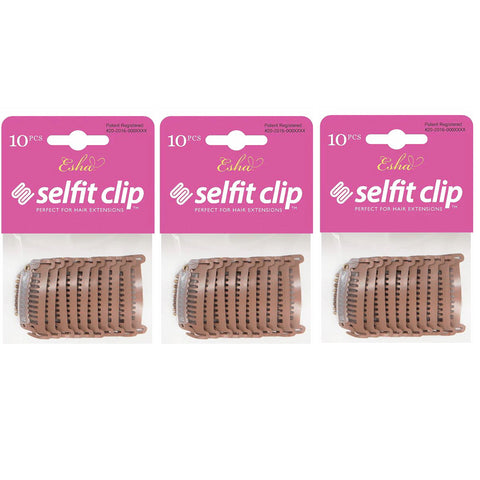 Esha Selfit Clip For Extensions with Slip-Resistant Silicone Grip