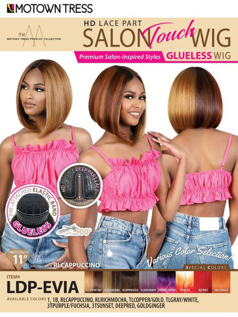 Motown Tress Salon Touch HD Lace Part Wig - LDP-EVIA