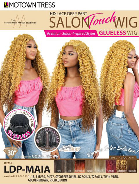 Motown Tress Salon Touch HD Lace Deep Part Wig - LDP-MAIA
