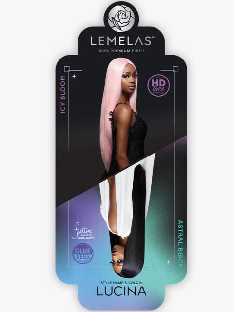 Sensationnel Lemelas Premium Fiber Glueless LEMELAS_LUCINA Lace Wig
