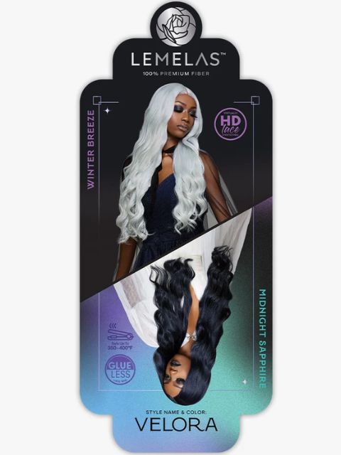 Sensationnel Lemelas Premium Fiber Glueless LEMELAS_VELORA" Lace Wig