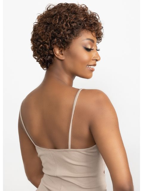 Janet Collection LEVARA 100% Virgin Human Hair LOXY" Wig