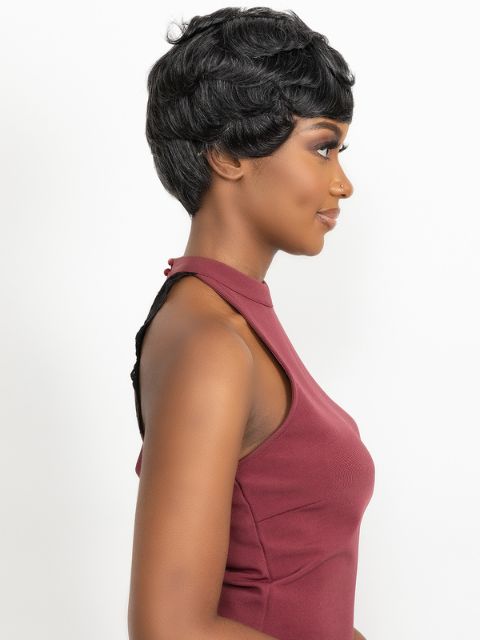 Janet Collection LEVARA 100% Virgin Human Hair LUVE" Wig
