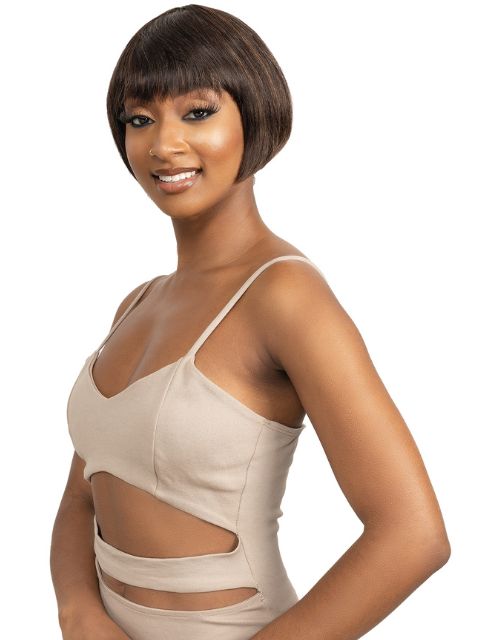 Janet Collection LEVARA 100% Virgin Human Hair MYRA" Wig