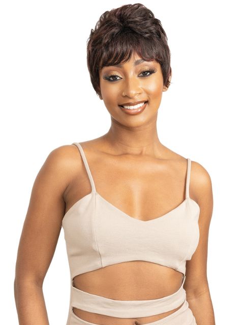 Janet Collection LEVARA 100% Virgin Human Hair SOVA" Wig