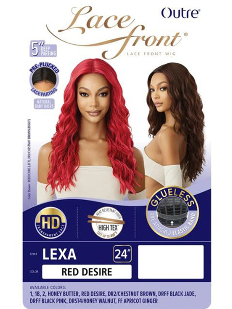 Outre HD Transparent Glueless Lace Front Wig -LEXA
