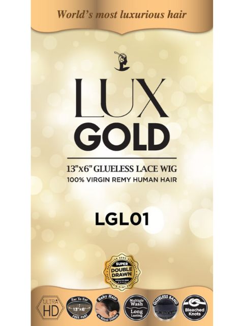 Harlem 125 Premium Human Hair Remy Bundle LUX GOLD 13x6 Glueless Wig- LGL01