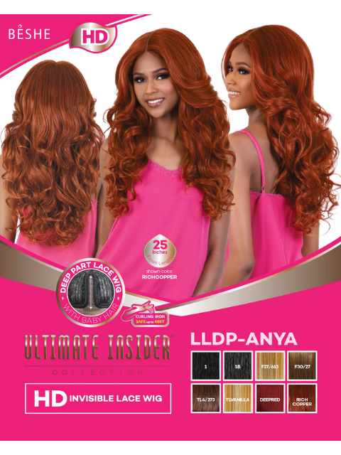 Beshe Ultimate Insider Collection HD Invisible Lace Wig - LLDP-ANYA