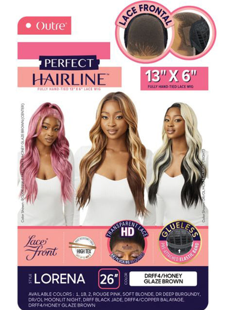 Outre Perfect Hairline Fully Hand-Tied 13X6 Glueless HD Lace Front Wig  - LORENA