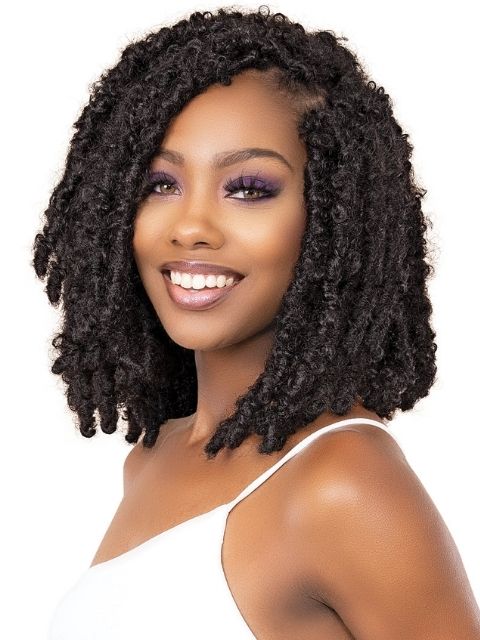 Femi Collection LovaTress 100% Handmade LOVA TRESS 3X BUTTERFLY MESSY LOCS 12"