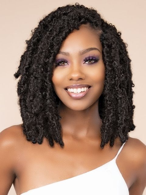 Femi Collection LovaTress 100% Handmade LOVA TRESS 3X BUTTERFLY MESSY LOCS 12"