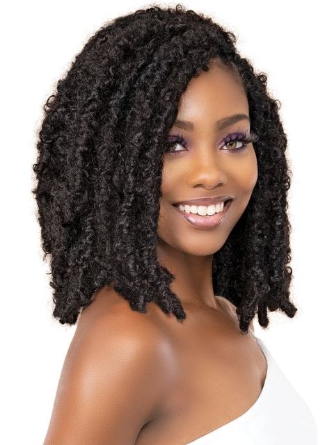 Femi Collection LovaTress 100% Handmade LOVA TRESS 3X BUTTERFLY MESSY LOCS 12"