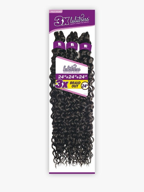 [VALUE PACK] Sensationnel Lulutress 3X BRAID OUT Crochet Braid 24-10 pcs