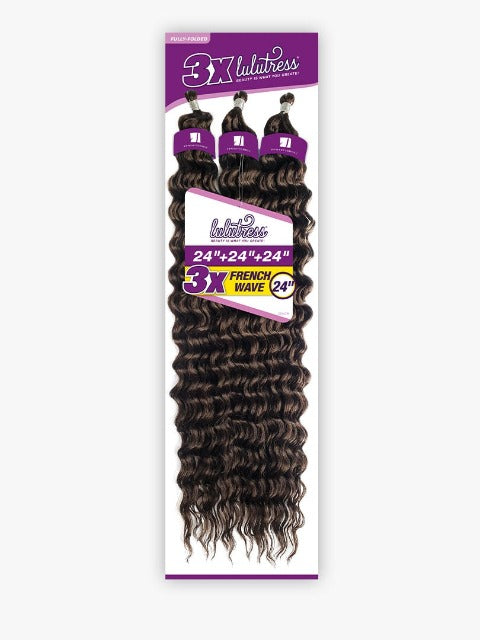 [VALUE PACK] Sensationnel Lulutress 3X FRENCH WAVE Crochet Braid 24- 10pcs