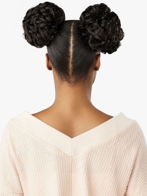 Sensationnel 100% Premium Fiber Hair Piece Bun- LULU BUN_SPACE BUN UNIT 3"