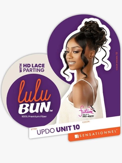 Sensationnel 100% Premium Fiber Hair Piece LULU BUN_UPDO UNIT 10" Bun