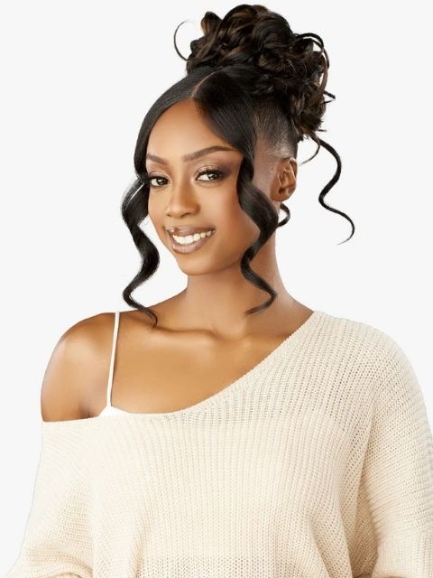 Sensationnel 100% Premium Fiber Hair Piece LULU BUN_UPDO UNIT 10" Bun
