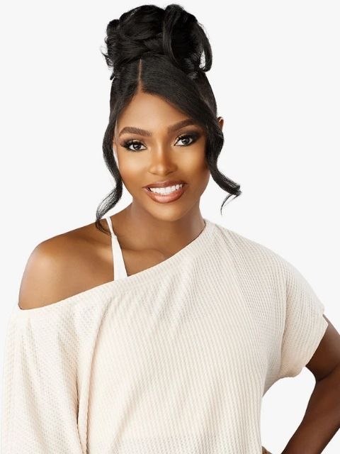Sensationnel 100% Premium Fiber Hair Piece - LULU BUN_UPDO UNIT 12" Bun