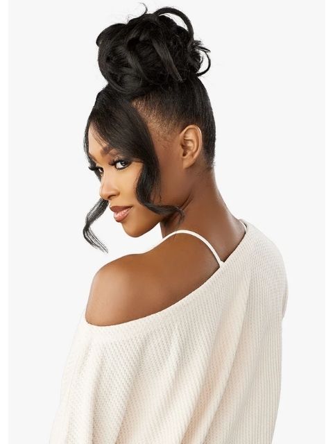 Sensationnel 100% Premium Fiber Hair Piece - LULU BUN_UPDO UNIT 12" Bun