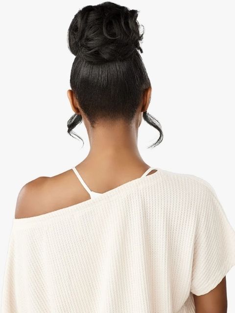 Sensationnel 100% Premium Fiber Hair Piece - LULU BUN_UPDO UNIT 12" Bun