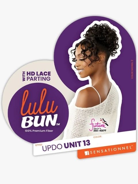 Sensationnel 100% Premium Fiber Hair Piece Bun- LULU BUN_UPDO UNIT 13"