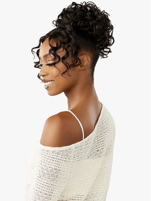 Sensationnel 100% Premium Fiber Hair Piece Bun- LULU BUN_UPDO UNIT 13"