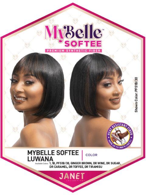 Janet Collection MyBelle Hi-Tech Super Light Fiber Softee Wig - LUWANA
