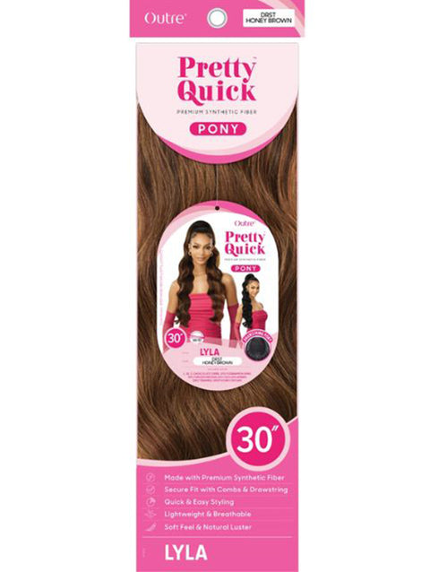 Outre Pretty Quick-Pony Drawstring Ponytail - LYLA