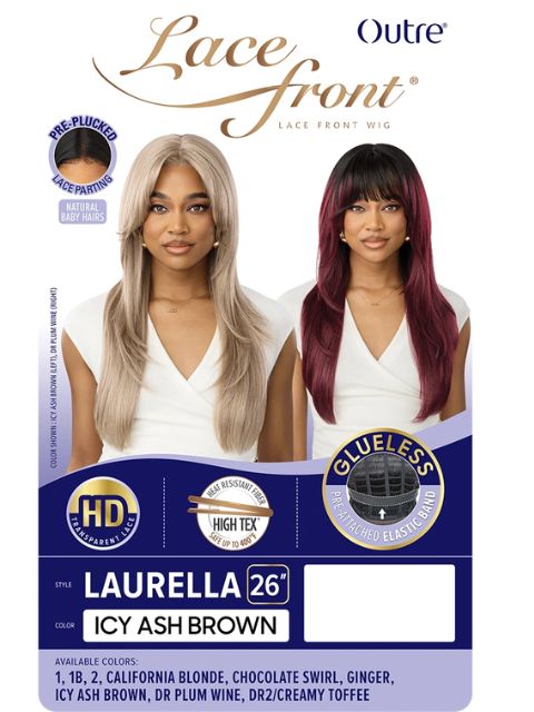 Outre HD Transparent Glueless LAURELLA" Lace Front Wig