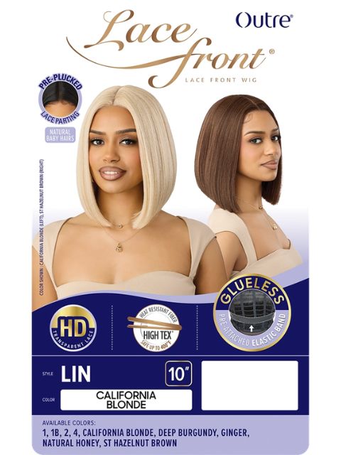 Outre HD Transparent Glueless Lace Front Wig -LIN