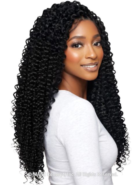 Mane Concept Human Hair StyleMix Feather Micro Crochet Extensions -FEATHER DEEP WAVE" (MBMC101-102)