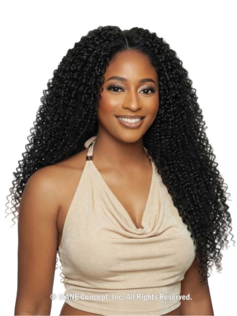 Mane Concept Human Hair StyleMix Feather Micro Crochet Extensions -FEATHER BURMESE CURL 18"-24" (MBMC105-106)