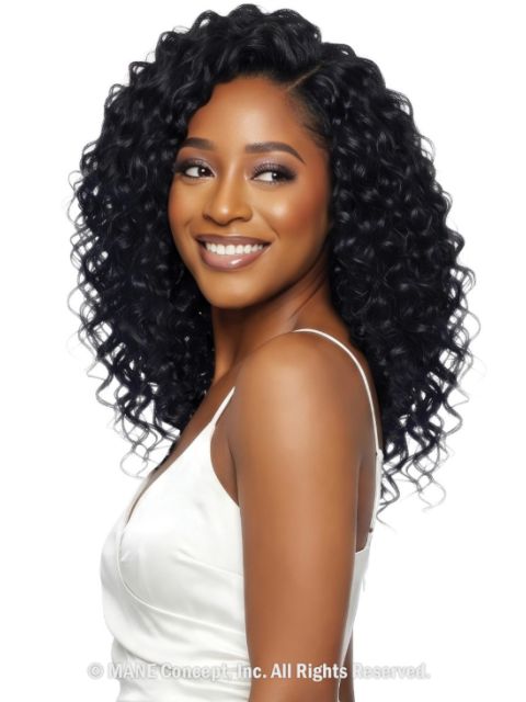 Mane Concept Human Hair StyleMix Feather Micro Crochet Extensions (MBMC109-110) FEATHER HAWAIIAN CURL"