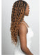 Janet Collection Melt  Human Hair  HD 360 with 13X6 Frontal Lace UNIMIX ENCORE LAVIE BOHO BOX BRAID 28" Wig
