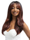 Janet Collection MELT VEIL BANG PRIME UNIMIX HD 360 with 13X6 Frontal Part Glueless Lace Wig- BATA
