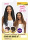 Janet Collection Melt  Human Hair  HD 360 with 13X6 Frontal Lace UNIMIX ENCORE LAVIE BOHO BOX BRAID 28" Wig
